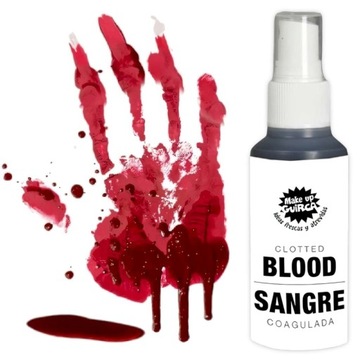 KREW sztuczna SPRAY czarny HALLOWEEN make up 60 ml