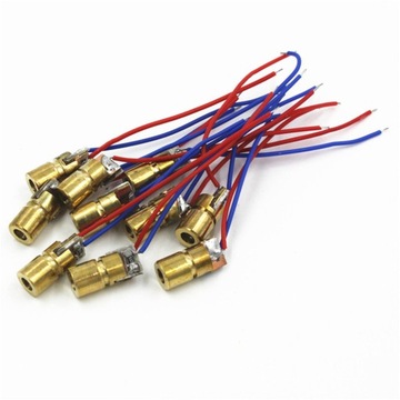 10PCS Moduł diody laserowej 6 mm 5V 5mW