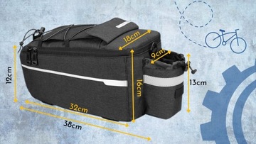 СУМКА НА ПЕРЕДНЯЯ СУМКА, ДЛЯ ВЕЛОСИПЕДА, СУМКА ДЛЯ ВЕЛОСИПЕДА