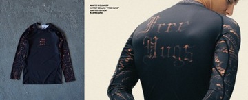 Футболка MANTO Rashguard с длинным рукавом FREE HUGS с длинным рукавом, размер M