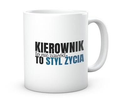 Kubek prezent dla szefa. Kierownik to styl życia