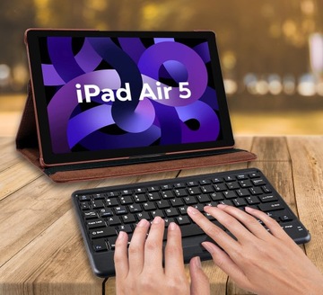 ЧЕРНАЯ BLUETOOTH-КЛАВИАТУРА для APPLE iPad AIR 5 2022 10,9 дюйма A2589 A2591