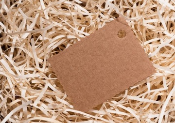 Наполнитель из древесной шерсти сено для подарков 100г.