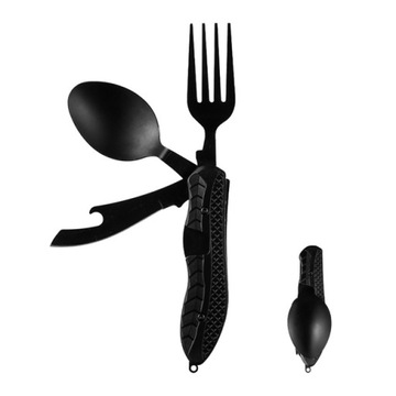 Czarny 4 w 1 Multitool Outdoor Camping Przybory Pr