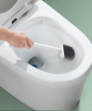 СИДЕНЬЕ ДЛЯ УНИТАЗА МЕДЛЕННО ЗАКРЫВАЮЩЕЕСЯ, РЕЗИНОВАЯ ЩЕТКА ДЛЯ УНИТАЗА