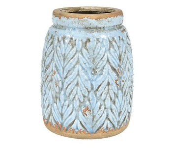 Stare Liście - Wazon ceramiczny Szeroki