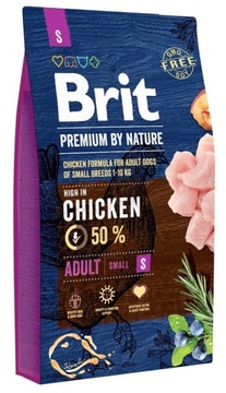 BRIT Premium by Nature Adult S (Small) 2x 8kg