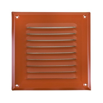 ДЫМОХОД ВЕНТИЛЯЦИОННЫЙ МАРКА 17X17 CM RAL 8004 КОРИЧНЕВЫЙ МЕДНЫЙ БЛЕСК