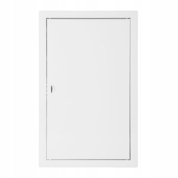 DRZWICZKI REWIZYJNE METALOWE BIAŁE 40x60 ZATRZASK