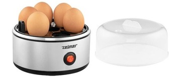 Автоматическая яйцеварка Zelmer ZEB 1010 на 7 яиц серебристый/серый