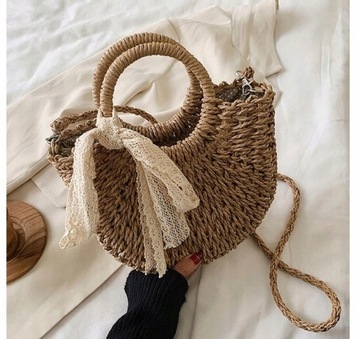 СУМКА BOHO HOLIDAY BEACH ИЗ СОЛОМЫ ИЗ РОТАНГА