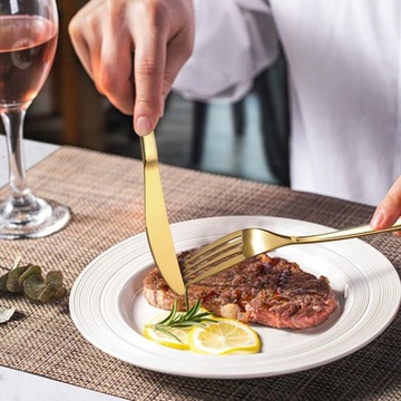 НАБОР СТОЛОВЫХ ПРИБОРОВ 24 EL НАБОР НА 6 ЧЕЛОВЕК СТАЛЬНОЙ ЯЩИК