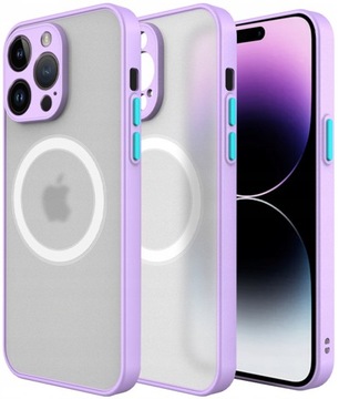 ETUI DO IPHONE 14 PRO OCHRONA APARATU KOMPATYBILNE Z MAGSAFE - PURPLE
