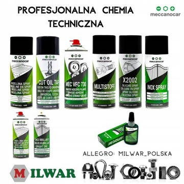 ZESTAW - 4X ZMYWACZ ODTŁUSZCZACZ DO HAMULCÓW TARCZ SPRZĘGIEŁ - MECCANOCAR