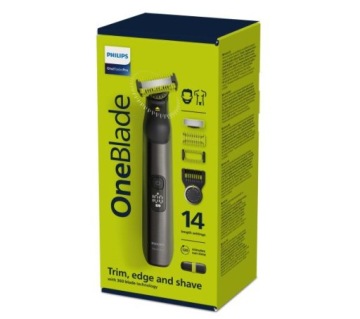 Мужская бритва Philips OneBlade Pro Face + корпус QP6651/61 + чехол
