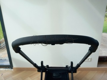 Полный кожаный чехол на ручку коляски Cybex priam 2, вариант на молнии