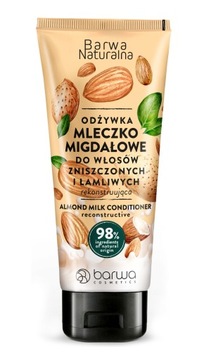 BARWA Naturalna Mleczko Migdałowe Odżywka do włosów zniszczonych i łamliwyc