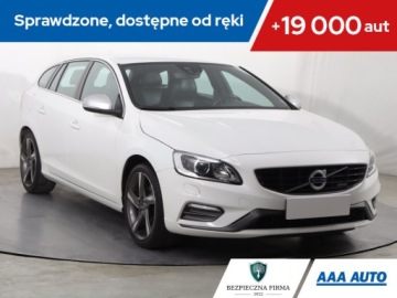 Volvo V60 I Kombi Facelifting 1.6 T3 150KM 2014 Volvo V60 T3 1.6, Salon Polska, Skóra, Navi