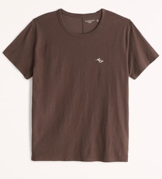t-shirt Abercrombie&Fitch koszulka XL relaxed brązowa