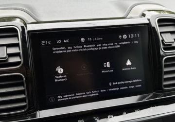 Citroen C5 Aircross SUV 1.5 BlueHDI 131KM 2019 Citroen C5 Aircross 130KM DIESEL AUTOMAT virtual cockpit BEZWYPADKOWY, zdjęcie 28