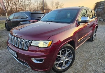 Jeep Grand Cherokee IV 2019 Jeep Grand Cherokee 3.6 V6 291 KM 4x4 Skóry Xenon Panorama Overland FV23%