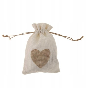 10 штук льняных джутовых мешков