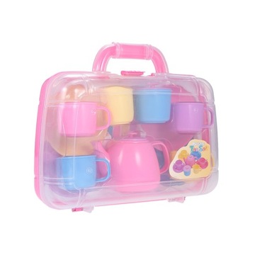 Zabawki Montessori Zabawka edukacyjna Symulacja Szklanka do herbaty z futerałem do przenoszenia Herbata różowa