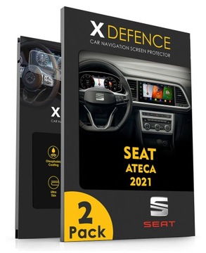 2w1 SZKŁO OCHRONNE NA NAWIGACJĘ EKRAN DO SEAT ATECA 2021