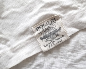 POLO RALPH LAUREN 710651855004 ECRU BASIC T-SHIRT Męska Koszulka M