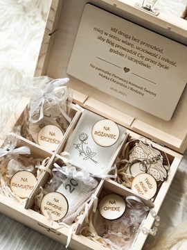 ПОДАРОК ​​ДЛЯ ПРИЧАСТИЯ, Сувенирная коробочка, ГРАВИРОВКА