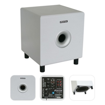 Aktywny Subwoofer Fenton 200W 10'' Biały