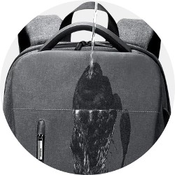 Рюкзак ROWE R-5029 для ноутбука 15,6 л, емкость 39 л, USB