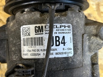 ASTRA J ZAFIRA B 1.6 16V 13R 115KM A16XER KOMPRESOR KLIMATIZACE 13335254