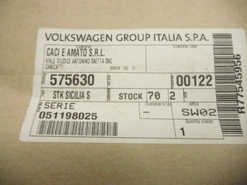 ПРОКЛАДКА КРЫШКИ ГОЛОВКИ ЦИЛИНДРОВ AUDI VW
