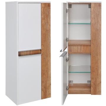 Комплект мебели для ванной комнаты, тумба под умывальник с умывальником 60 см, колонна 40 см.