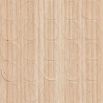 Zaślepka samoprzylepna F14/825 Zebrano piaskowe - 25 szt.