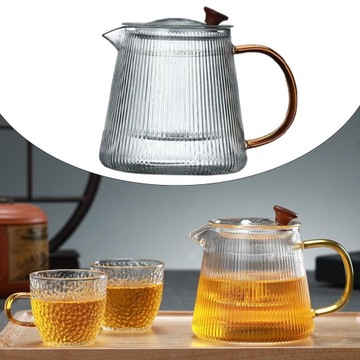 чайный сервиз из прозрачного стекла