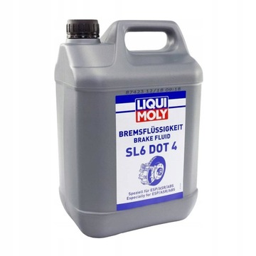 LIQUI MOLY SYNTETYCZNY PŁYN HAMULCOWY SL6 DOT 4 5L