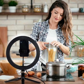 Grundig - Кольцевая лампа для фото, селфи, макияжа