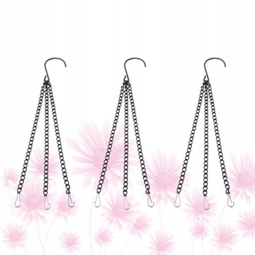 Подвесная цепочка с крючками Цепочка для цветочных горшков
