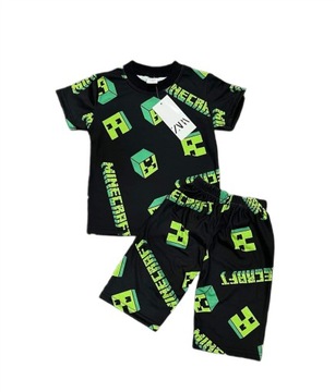 MINECRAFT komplet 104-110 4-5 bluzka spodenki 2 częsci Zara komplet lato