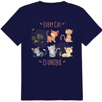 T-SHIRT KOSZULKA KOTY KOTKI 152 158 JAKOŚĆ JAKOŚĆ