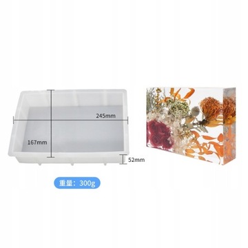 Силиконовые формы для книг, смоляные формы - 5 шт.