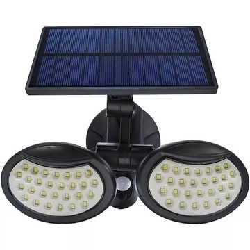 Lampa ścienna solarna SMD-56LED z czujnikiem ruchu