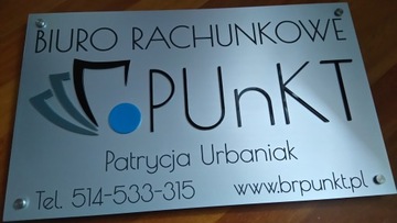TABLICZKA SZYLD PLEKSI PLEXI LAMINAT GRAWER20x30cm
