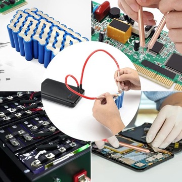 ПОРТАТИВНЫЙ МИНИ-АППАРАТ ДЛЯ ТОЧЕЧНОЙ СВАРКИ ДЛЯ ЖК-ЭЛЕМЕНТОВ DIY 5000 мАч