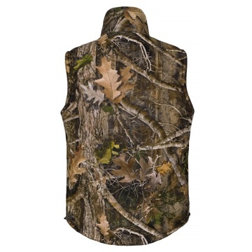 Двусторонний охотничий жилет оливковый + камуфляж L