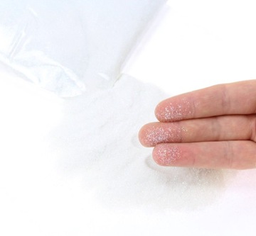 BROKAT BIAŁY OPALIZUJĄCY 1kg pył dekoracja ŚWIĘTA