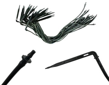 Zestaw emiter patykowy kątowy 50cm 25 szt BRADAS