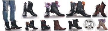 3/4 Buty Bullet ZIEONE KROKO SKÓRZANE TRZEWIKI DRESS BOOT Casual SZTYBLET40